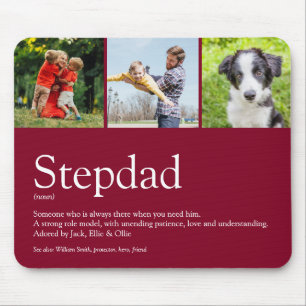 Mousepad Padrasto Definicao 3 Foto Burgundy
