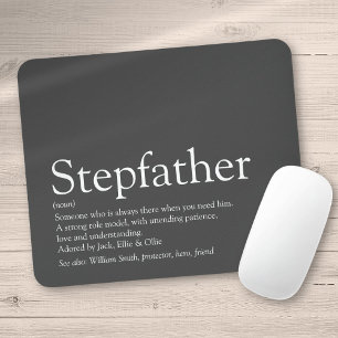 Mousepad Padrasto Legal, Definição de Padrasto Divertida Ci