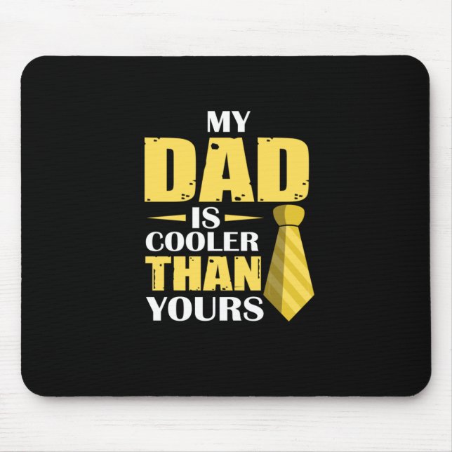 Mousepad Padre Gift | Meu Pai É Mais Frio (Frente)