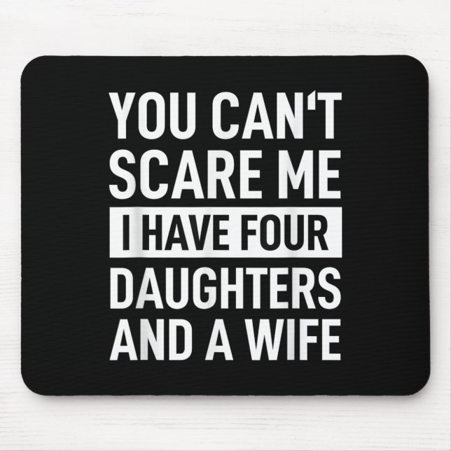 Mousepad Padre, você não pode me dizer que eu tenho quatro  (Frente)
