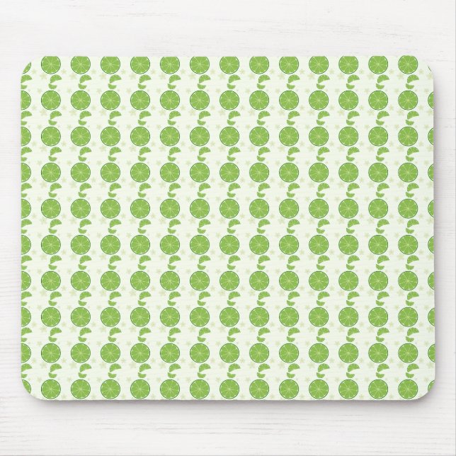 Mousepad Padrinho de rato com padrão de limão fofo (Frente)