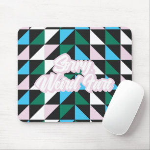 Mousepad Padrões Coloridos Desculpe, Estranho Fart Engraçad