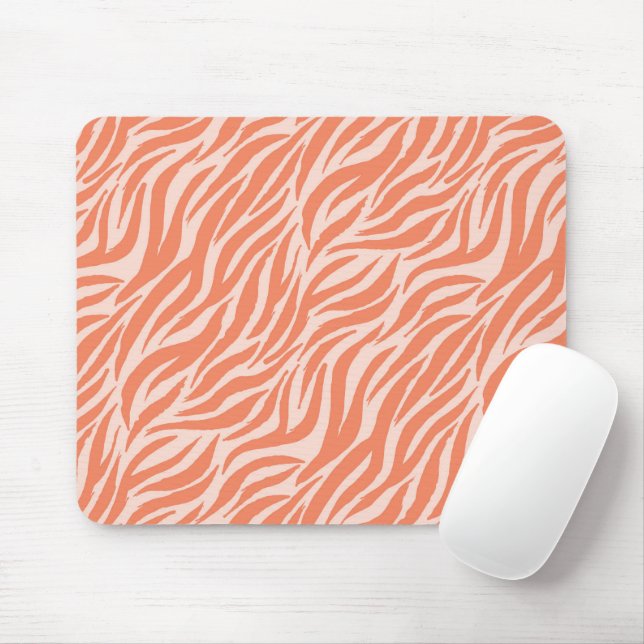 Mousepad Padrões de Animais do Tigre Laranja (Com mouse)