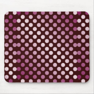 Mousepad Padrões de Bolinhas rosa brilhante