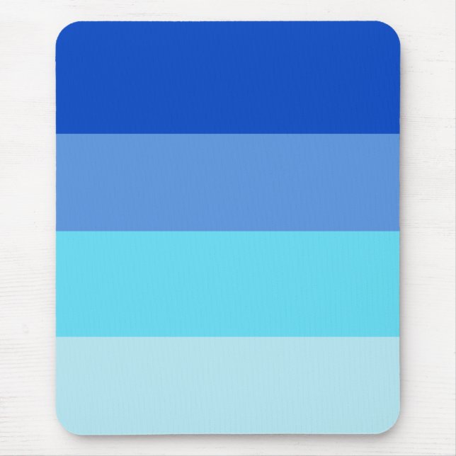 Mousepad Padrões de faixas de cores oceânicas (Frente)