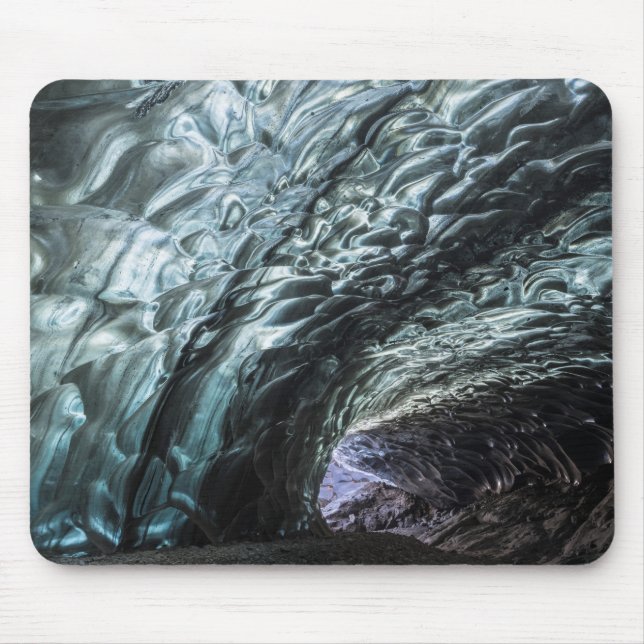 Mousepad Padrões de Parede de Caverna de Gelo (Frente)