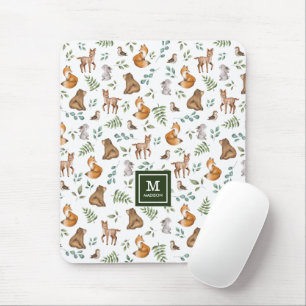 Mousepad Padrões de vegetação florestal dos animais da f