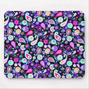 Mousepad padrões elegantes e coloridos