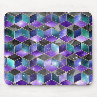 MOUSEPAD PADRÕES GEOMÉTRICOS AZUIS VERDES PUROS