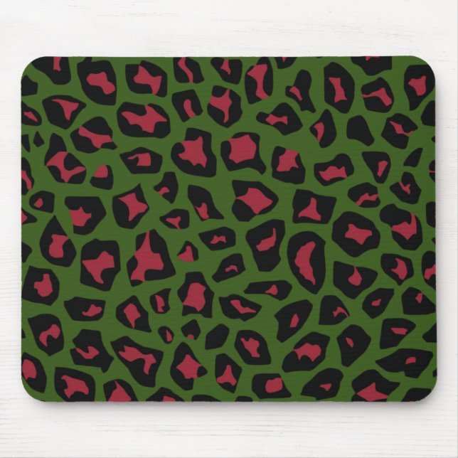 Mousepad Padrões sem focas de Leopard (Frente)