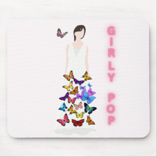 Mousepad Pads de rato borboleta pop feminino