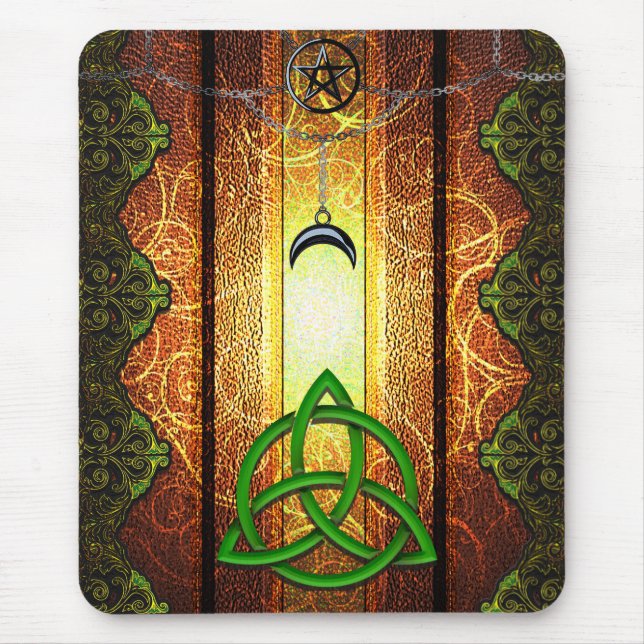 Mousepad Pagan Tome Dark Magic Spells Wiccan & Witchcraft 1 (Frente)