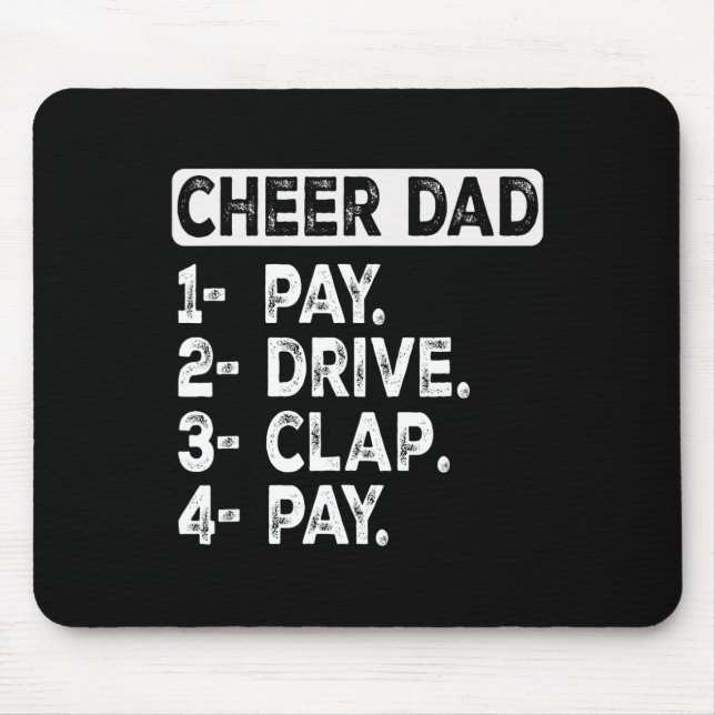 Mousepad Pagar Dirigir Aplaudir Aclamar Pai Cheerleading Pa (Frente)