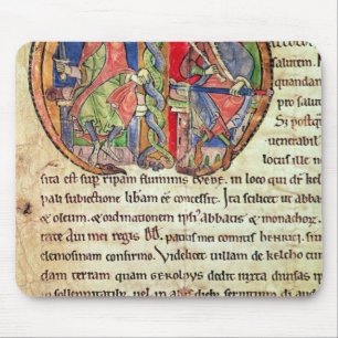 Mousepad Página da abadia de Kelso da carta patente com