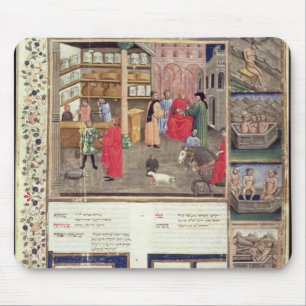 Mousepad Página de "Canon da medicina" por Avicenna