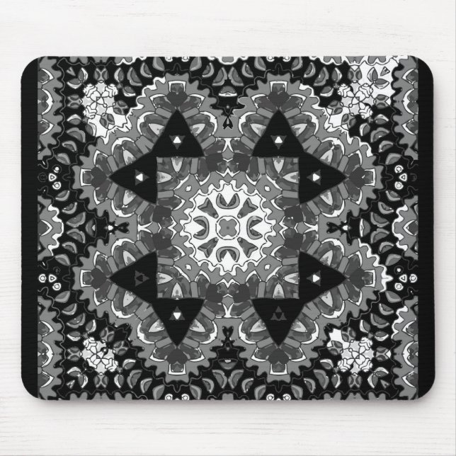 Mousepad página de coloração de mandala calmin (Frente)