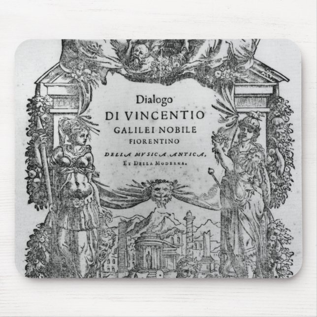 Mousepad página 'de Della Musica Antica e de della Moderna (Frente)