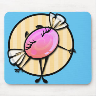 MOUSEPAD PÁGINA DE MOUSE ILUSTRAÇÃO DE GAROTA DE CABO CUTA