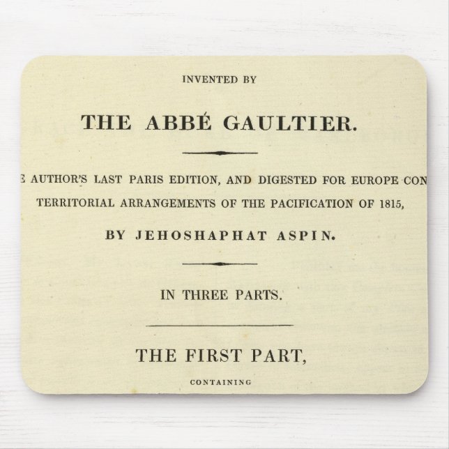 Mousepad Página de Título Curso completo de geografia (Frente)