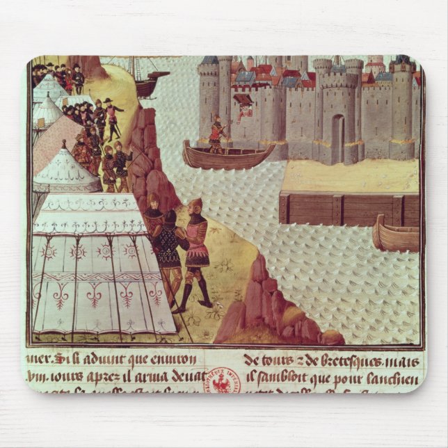 Mousepad Página 'do Histoire du Grande Alexandre' (Frente)