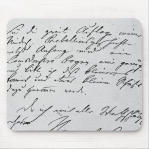 Mousepad Página do texto com sua assinatura