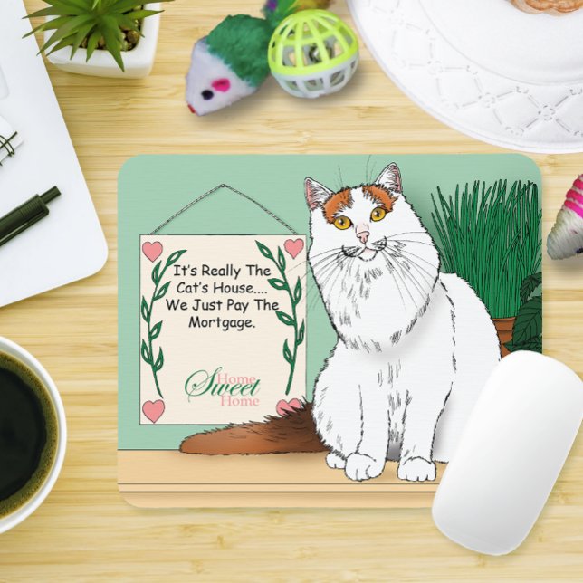 Mousepad Página inicial do Gatinho doce (Criador carregado)
