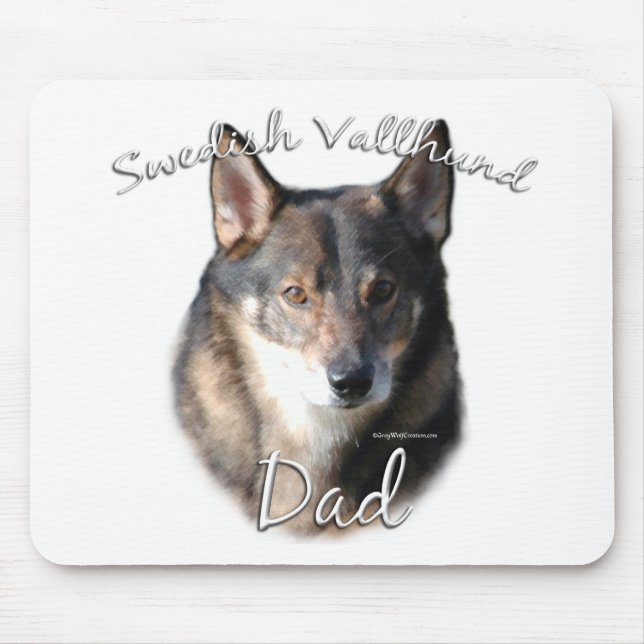 Mousepad Pai 2 do Vallhund sueco (Frente)