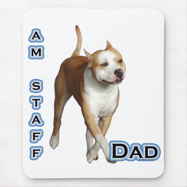 Mousepad Pai 4 de Staffordshire Americano (Frente)