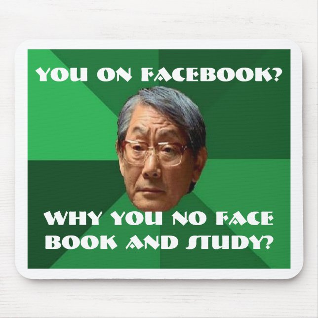 Mousepad Pai asiático das grandes expectativas - (Frente)