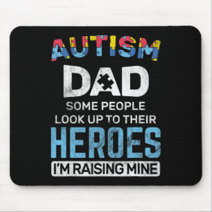 Mousepad Pai Autista Masculino Conscientização do Autismo E