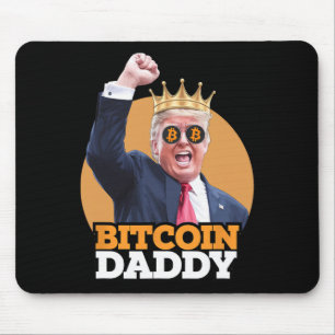 Mousepad Pai Bítalo Trump Crypto King Money Evoluti