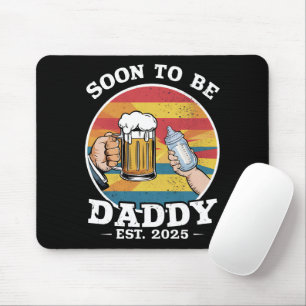 Mousepad Pai Breve 2025 Primeiro Pai 2025 Retro