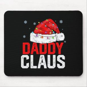 Mousepad Pai Claus Funny Família Xmas Correspondente ao Vov