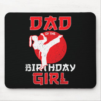 Mousepad Pai Da Rapariga De Karate Taekwondo