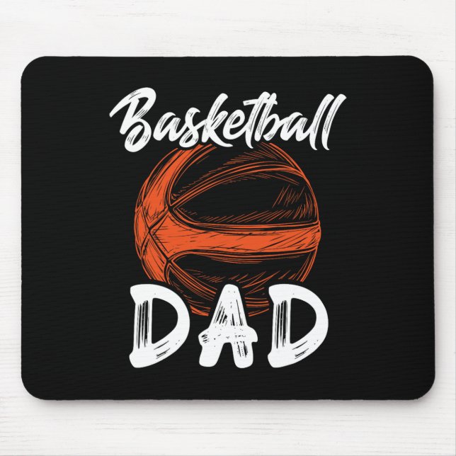 Mousepad Pai De Basquete Para A Família Masculina De Basque (Frente)