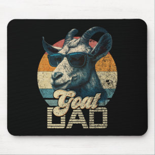 Mousepad Pai de Cabra Retro Melhor Papai de Cabra Dia dos P