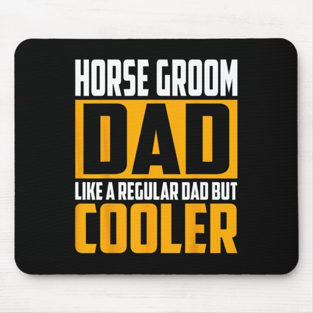 Mousepad Pai de Cavalgada Masculino - Como um Pai Normal, m (Frente)