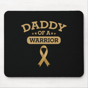 Mousepad Pai de Consciência do Cancer de Infância de um Véu