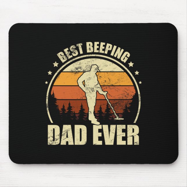 Mousepad Pai de Detecção de Metais - Fishin de Detecção de  (Frente)
