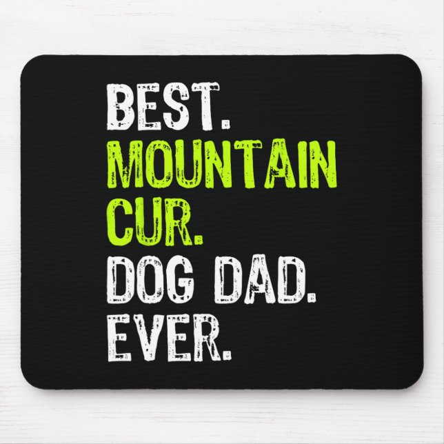 Mousepad Pai de Dia de os pais de Cachorro de Montanha (Frente)
