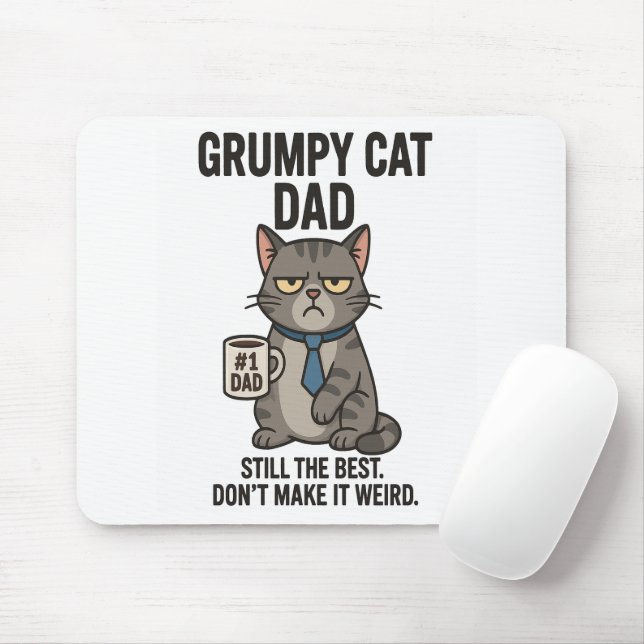 Mousepad Pai de Gato Engraçado - Ainda é o melhor (Com mouse)