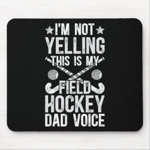 Mousepad Pai De Hockey Voz Pai De Um Jogador De Hockey Sobr