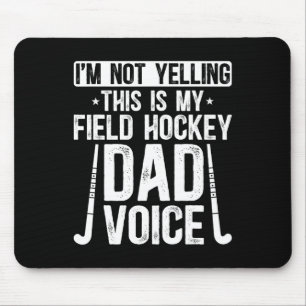 Mousepad Pai de jogador de hóquei em campo Voz Pai de um jo