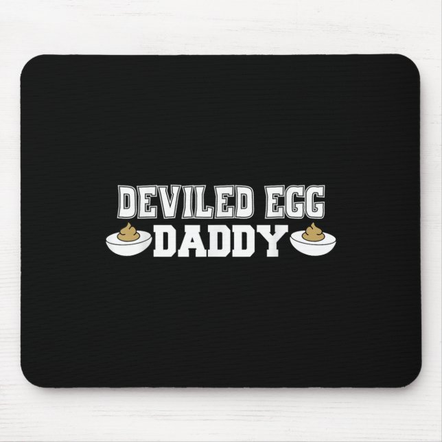 Mousepad Pai De Ovos Devilados - Engraçado Ovo Devlado De A (Frente)