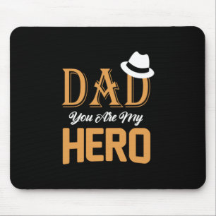 Mousepad Pai de presentes Pai Você É Meu Herói