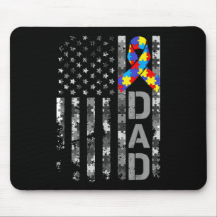 Mousepad Pai de Sensibilização do Autismo EUA Dia de os pai