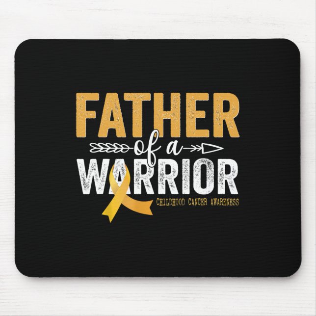 Mousepad Pai De Um Cancer De Infância Guerreiro - Fita Onco (Frente)