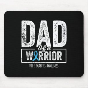 Mousepad Pai De Uma Fita De Sensibilização Para A Diabetes