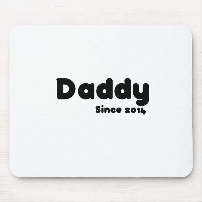 Mousepad Pai desde 2014. presente de dia de os pais (Frente)
