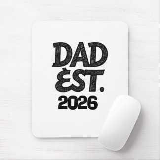 Mousepad Pai Desde 2026 Pai Orgulhoso Desde